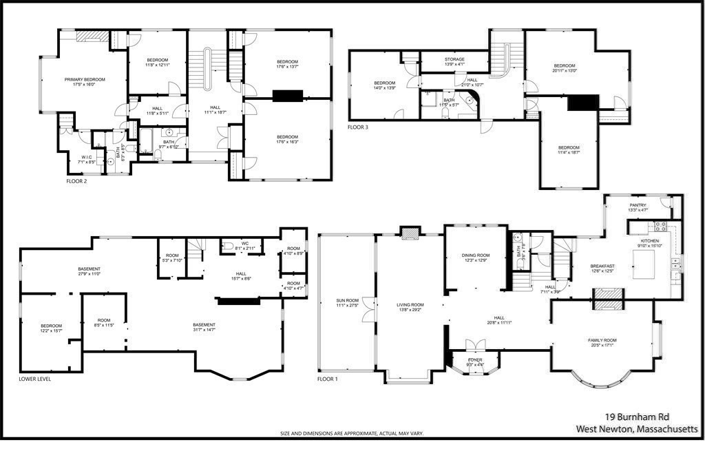 19 Burnham Road Newton, MA 02465 - Photo 30 of 30 a black and white photo of a