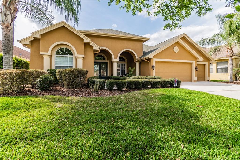 Welcome to 23523 Gracewood Circle in the gate section of Savanna @ Plantation Palms - GORGEOUS 4 bedroom + Office + Bonus Room, 4 Full Bath - 3 Car Garage with Heated Pool & Spa