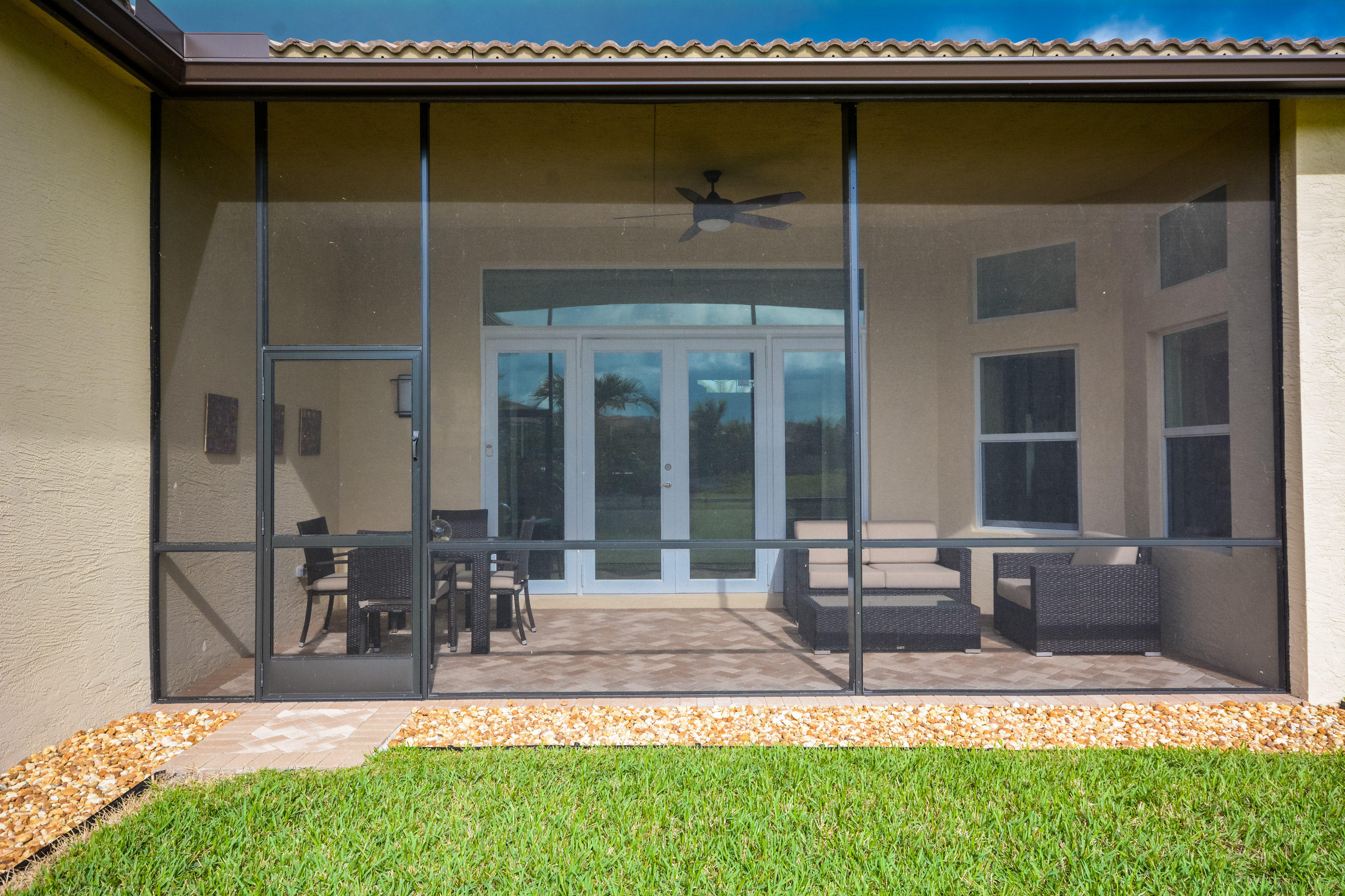 8290 Razorback Court Boynton Beach, FL 33473 - Photo 39 of 67 Screened Porch Off Great Room