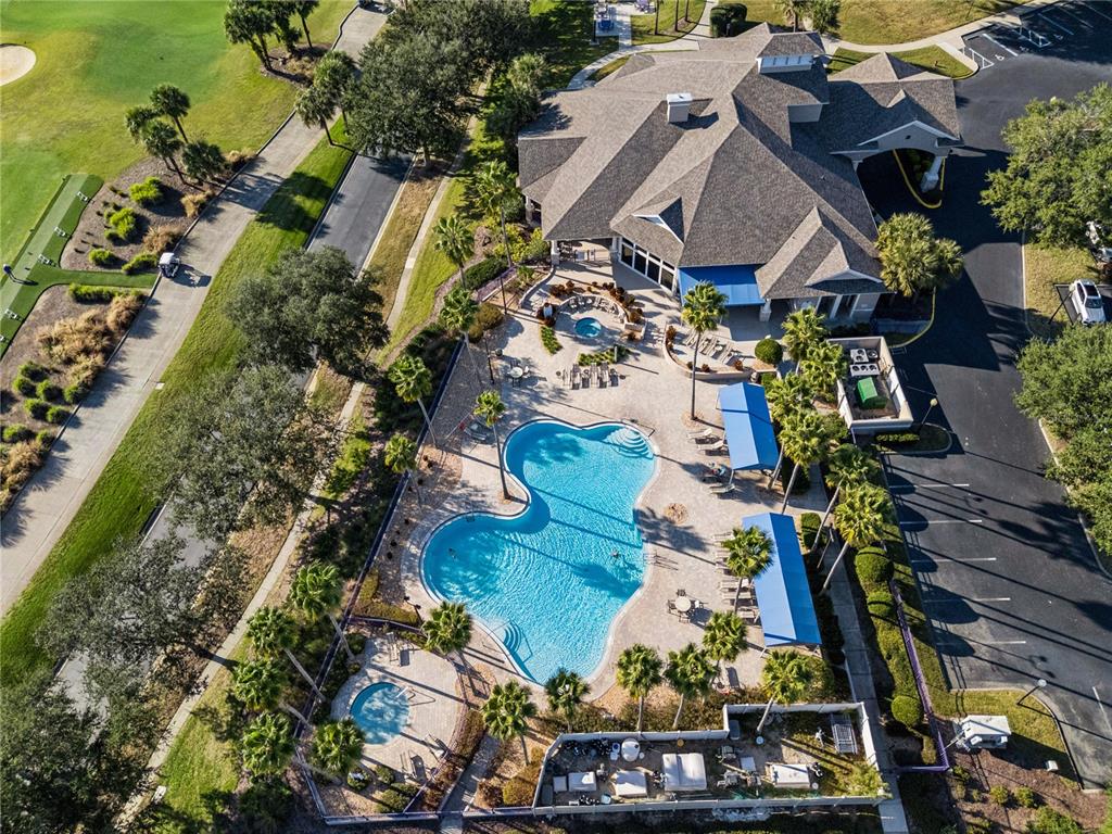 3823 Beacon Ridge Way Clermont, FL 34711 - Photo 49 of 57 an aerial view of house with yard