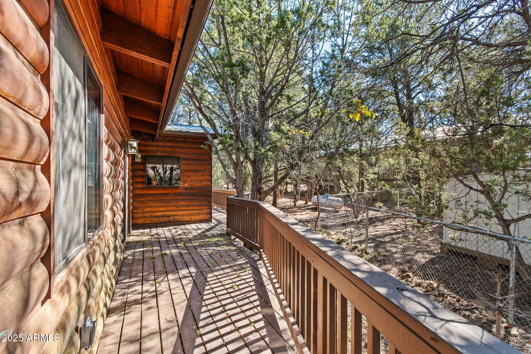 2948 Wildcat Trail Overgaard, AZ 85933 - Photo 24 of 38 a balcony with view of the house