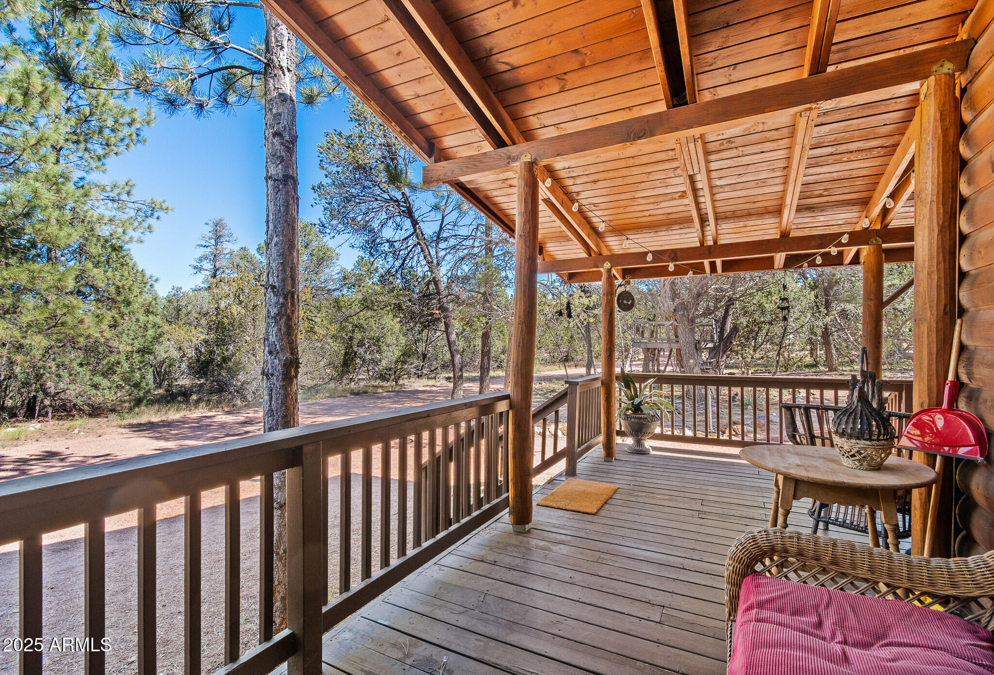 2948 Wildcat Trail Overgaard, AZ 85933 - Photo 32 of 38 a view of a two chairs in the balcony