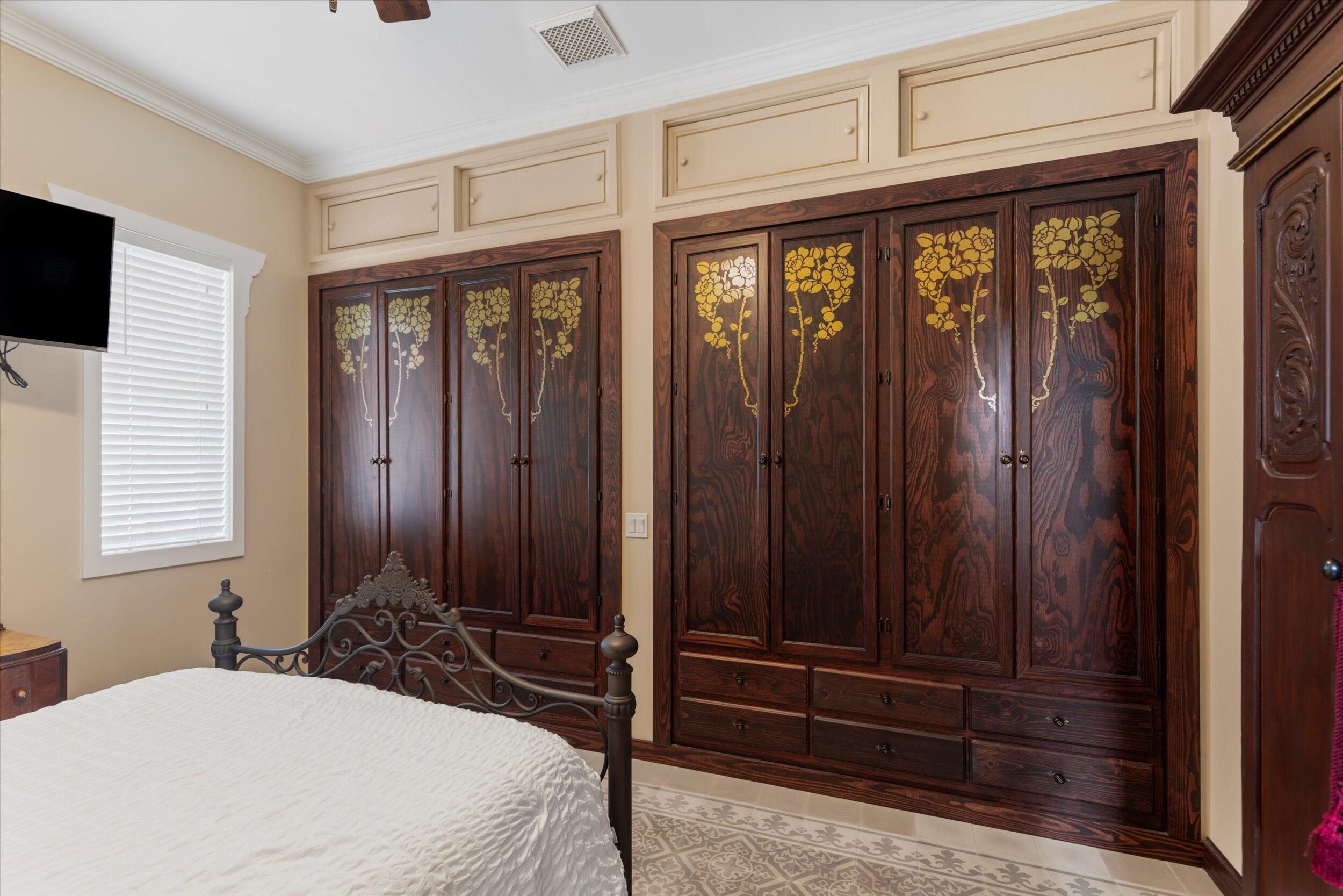 512 Amelia Street Key West, FL 33040 - Photo 29 of 52 a bedroom with a bed and a large window