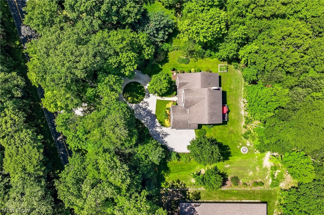3199 Blake Road Wadsworth, OH 44281 - Photo 2 of 39 3.5+ acre lot featuring a private drive, circular turnaround, mature trees, and a well-maintained lawn