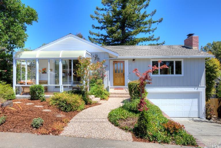14 Longfellow Road Mill Valley, CA 94941 - Photo 1 of 1 a front view of a house with plants