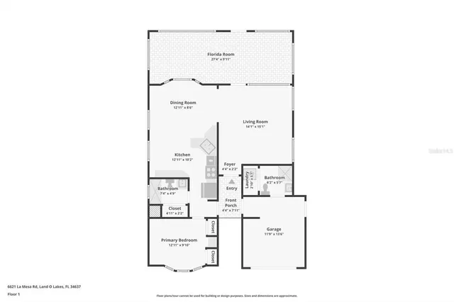 $249,900 | 6621 La Mesa Road, Land O Lakes, FL 34637