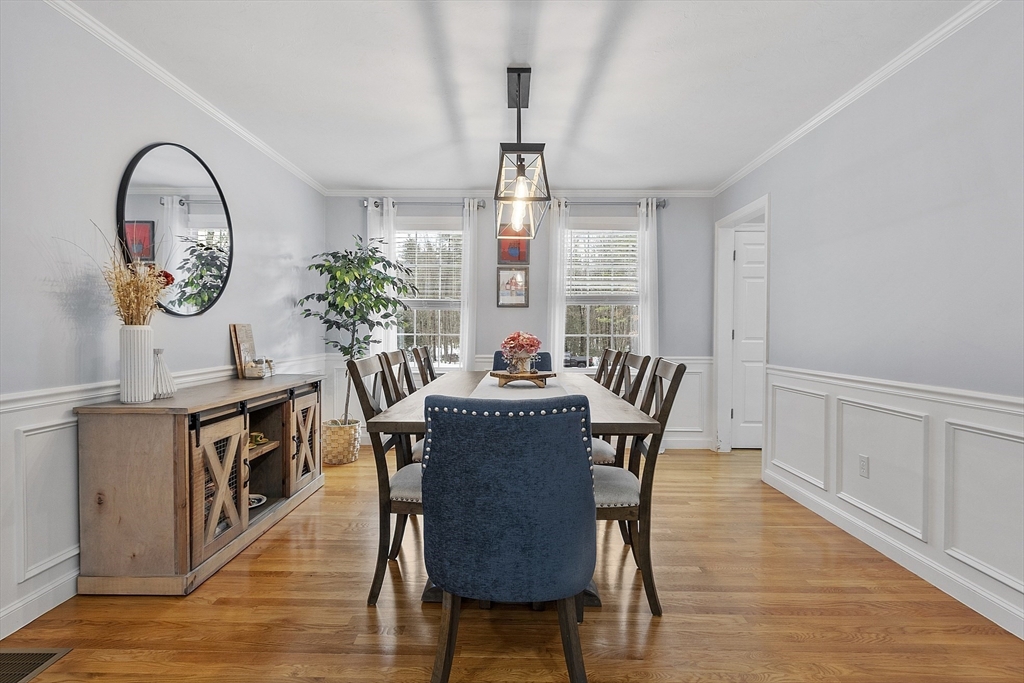 2 Gabes Place Lunenburg, MA 01462 - Photo 20 of 41 a view of a dining room with furniture window and wooden floor