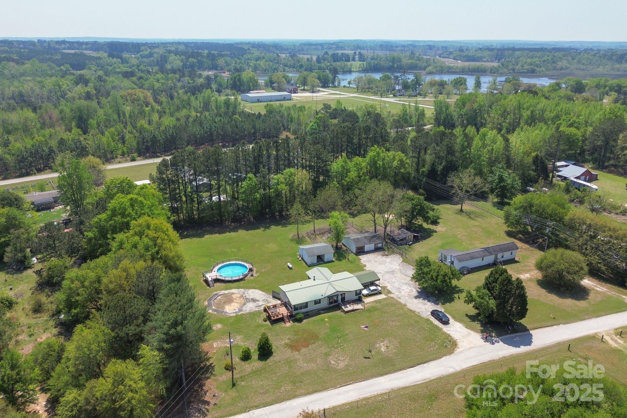 164 Phelps Road Chesterfield, SC 29709 - Photo 20 of 27 an aerial view of a house with a yard