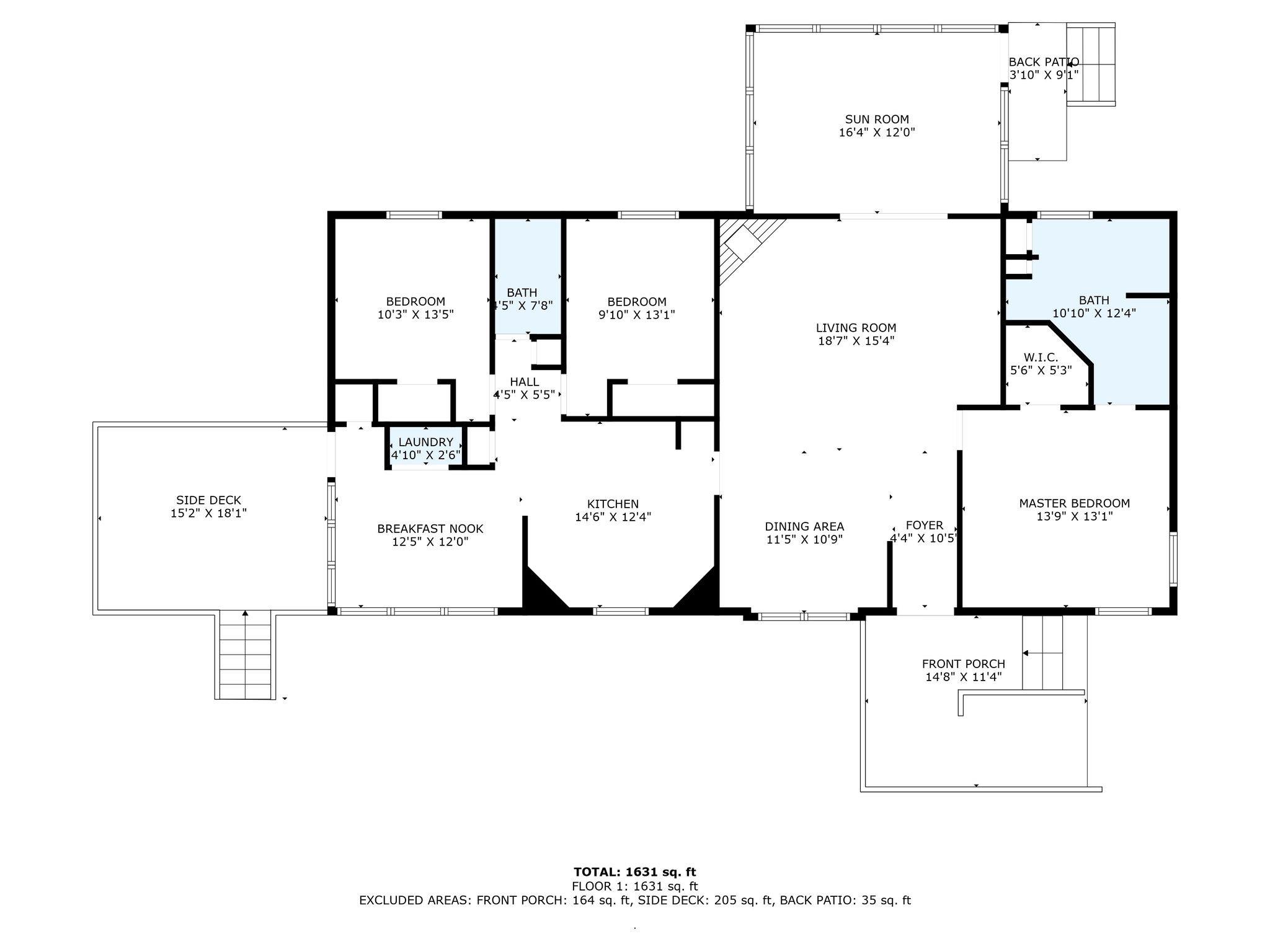 164 Phelps Road Chesterfield, SC 29709 - Photo 27 of 27 a picture of a floor plan