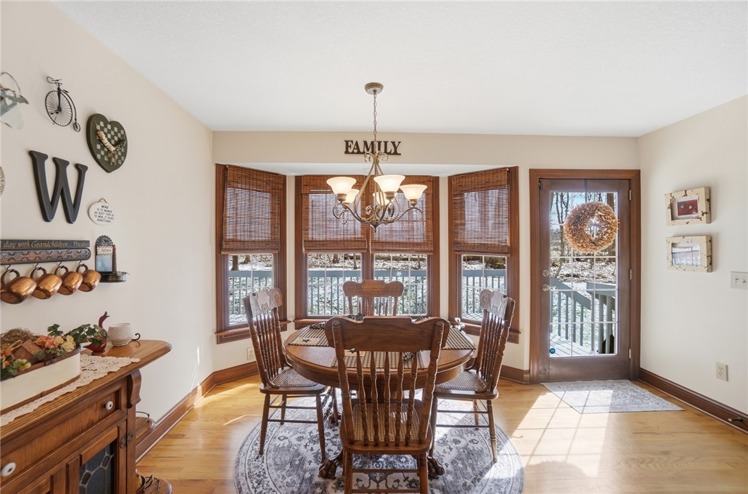 5300 Brookshire Lane Springfield, OH 45502 - Photo 14 of 56 This bright dining area features ample natural light and direct access to outdoor living space.