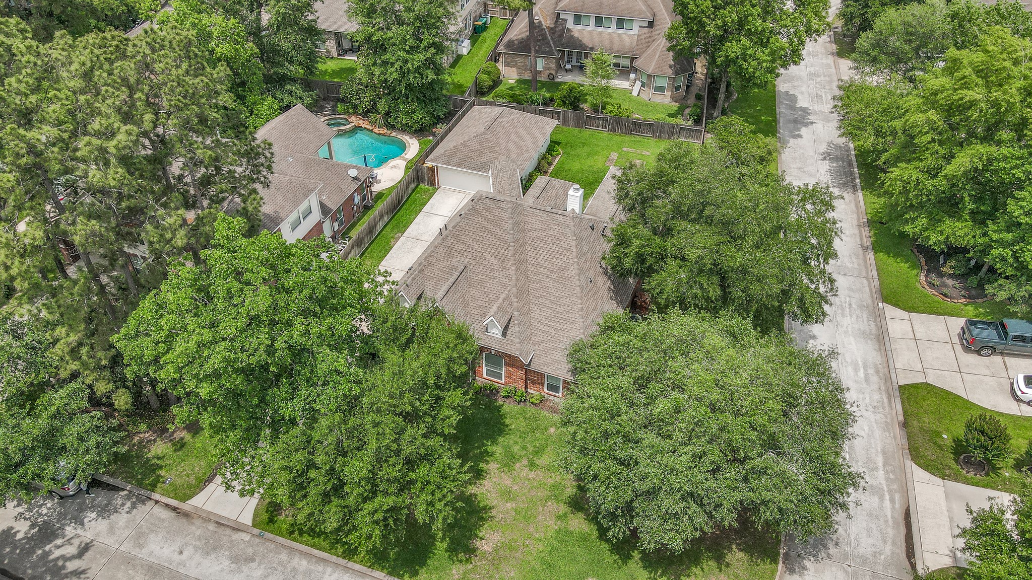 2 Westward Ridge Place The Woodlands, TX 77384 - Photo 38 of 43 The house is located on a large corner lot just a short bike ride from a park, pool, tennis, and pickleball courts