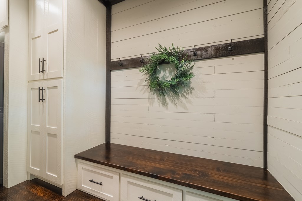 741 Price Road Blue Ridge, GA 30513 - Photo 23 of 58 a bathroom with a shower and a potted plant