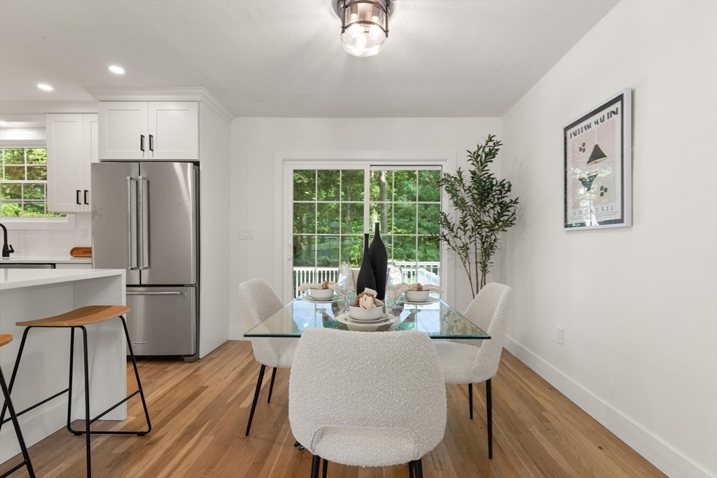 77 Morton Street Canton, MA 02021 - Photo 6 of 28 a dining room with furniture a window and wooden floor