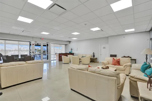 a view of swimming pool from a balcony