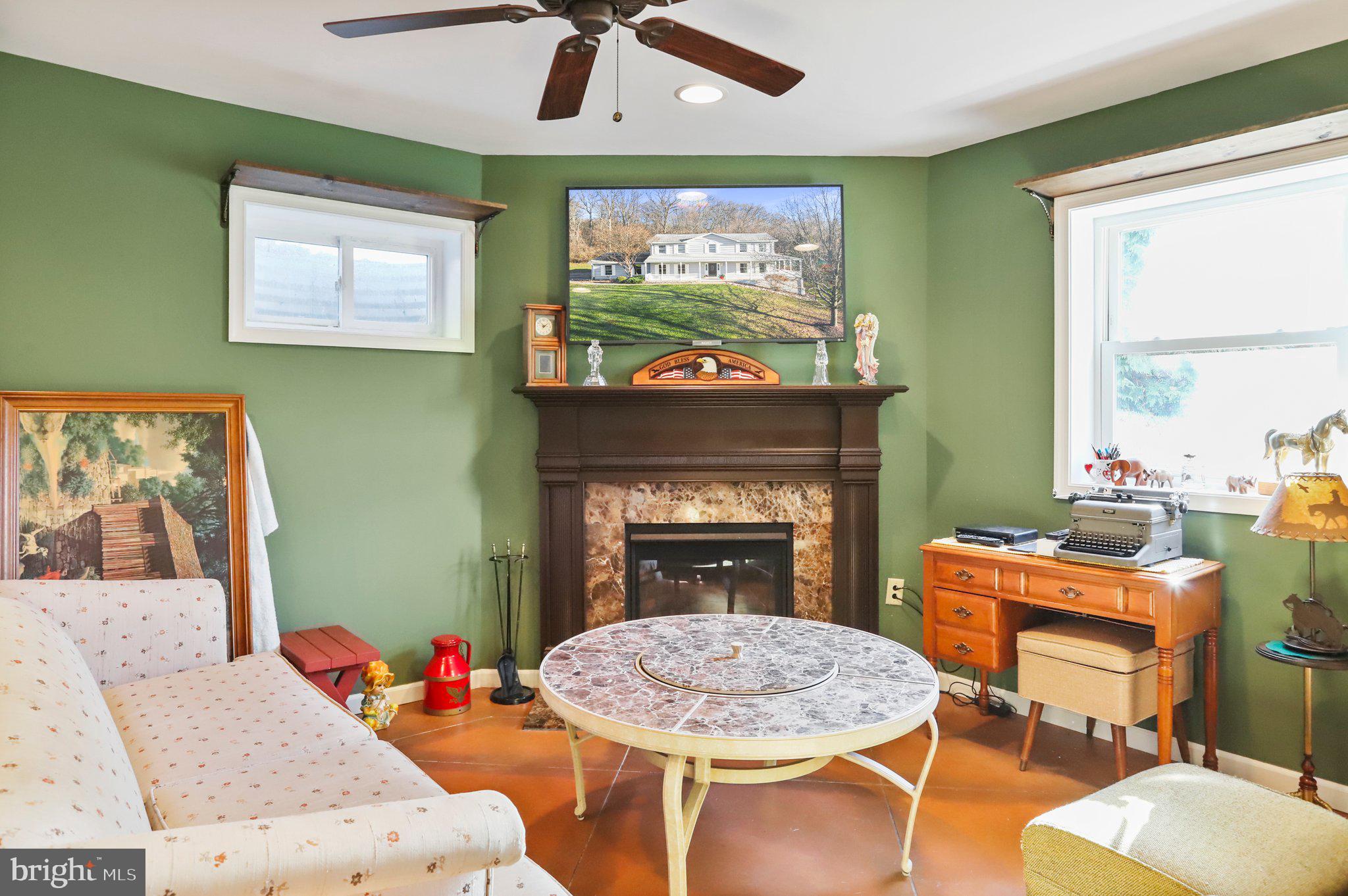 8011 Hollow Road Middletown, MD 21769 - Photo 54 of 104 Full basement, partially finished w/ gas FP.