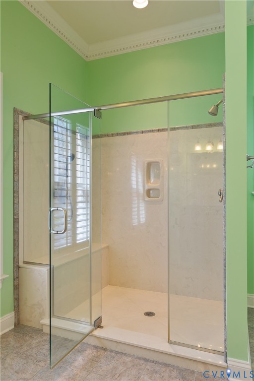 630 Cross Ridge Lane Manakin-Sabot, VA 23103 - Photo 25 of 48 a bathroom with a glass shower door
