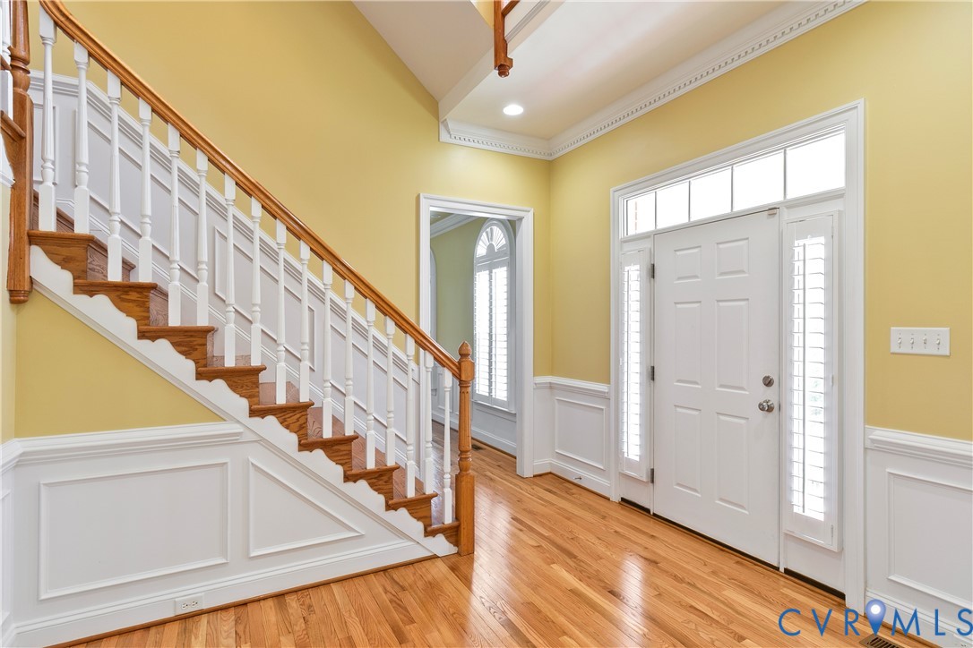 630 Cross Ridge Lane Manakin-Sabot, VA 23103 - Photo 8 of 48 a view of front door with stairs