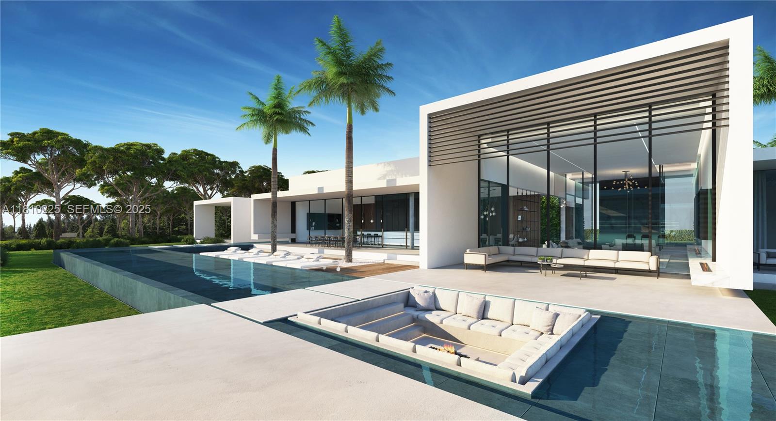 4761 Akai Dr Ranches Southwest Ranches, FL 33332 - Photo 4 of 7 a view of a house with swimming pool and sitting area