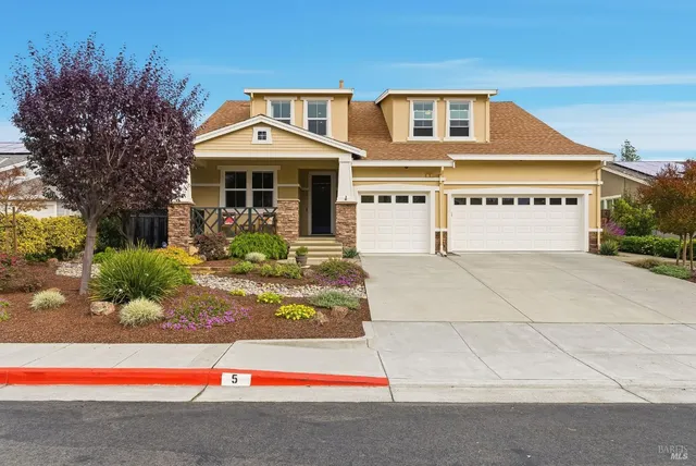 a front view of a house with porch
