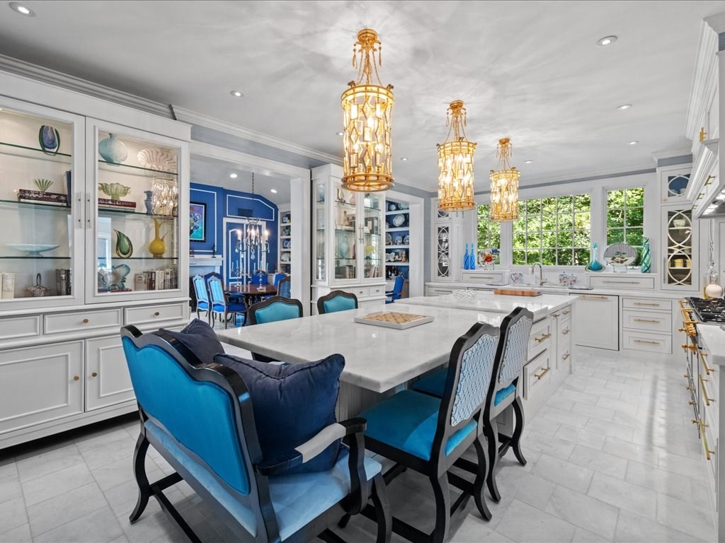 142 Crafts Road Brookline, MA 02467 - Photo 3 of 42 a view of a dining room with furniture window and outside view