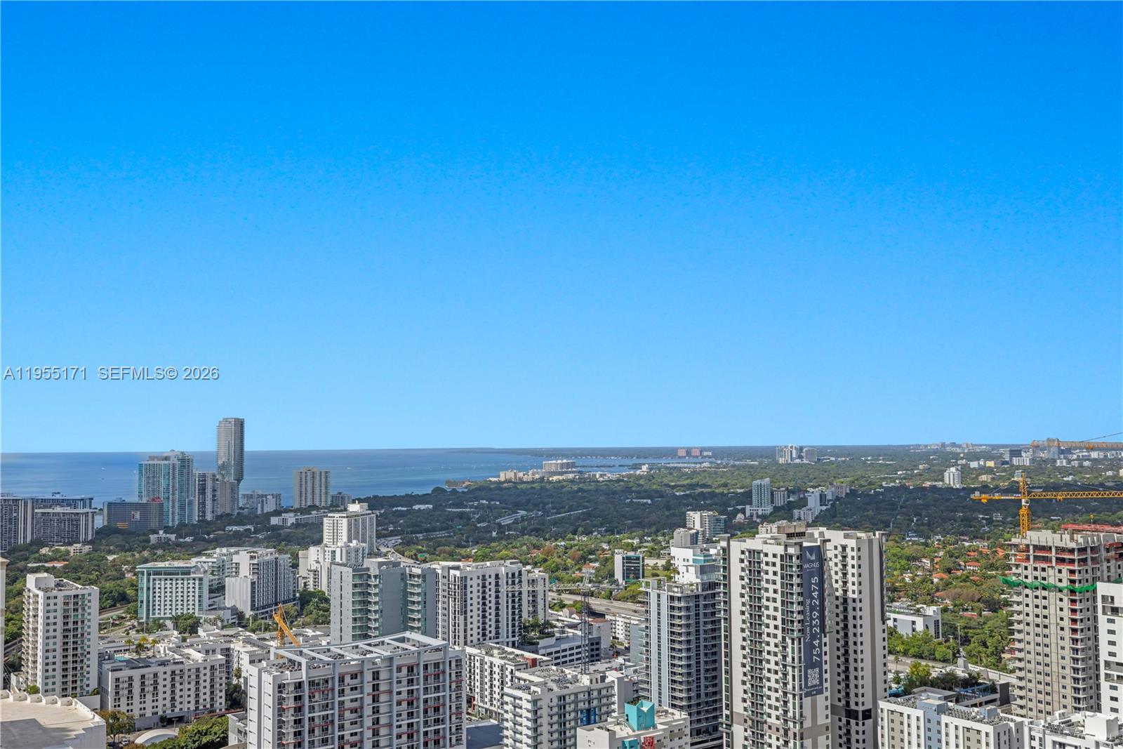 88 Southwest 7th Street, Unit 3711 Miami, FL 33130 - Photo 42 of 47 a view of a city with a city view