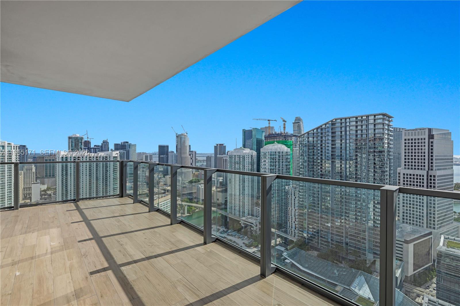 88 Southwest 7th Street, Unit 3711 Miami, FL 33130 - Photo 8 of 47 a view of terrace with glass door