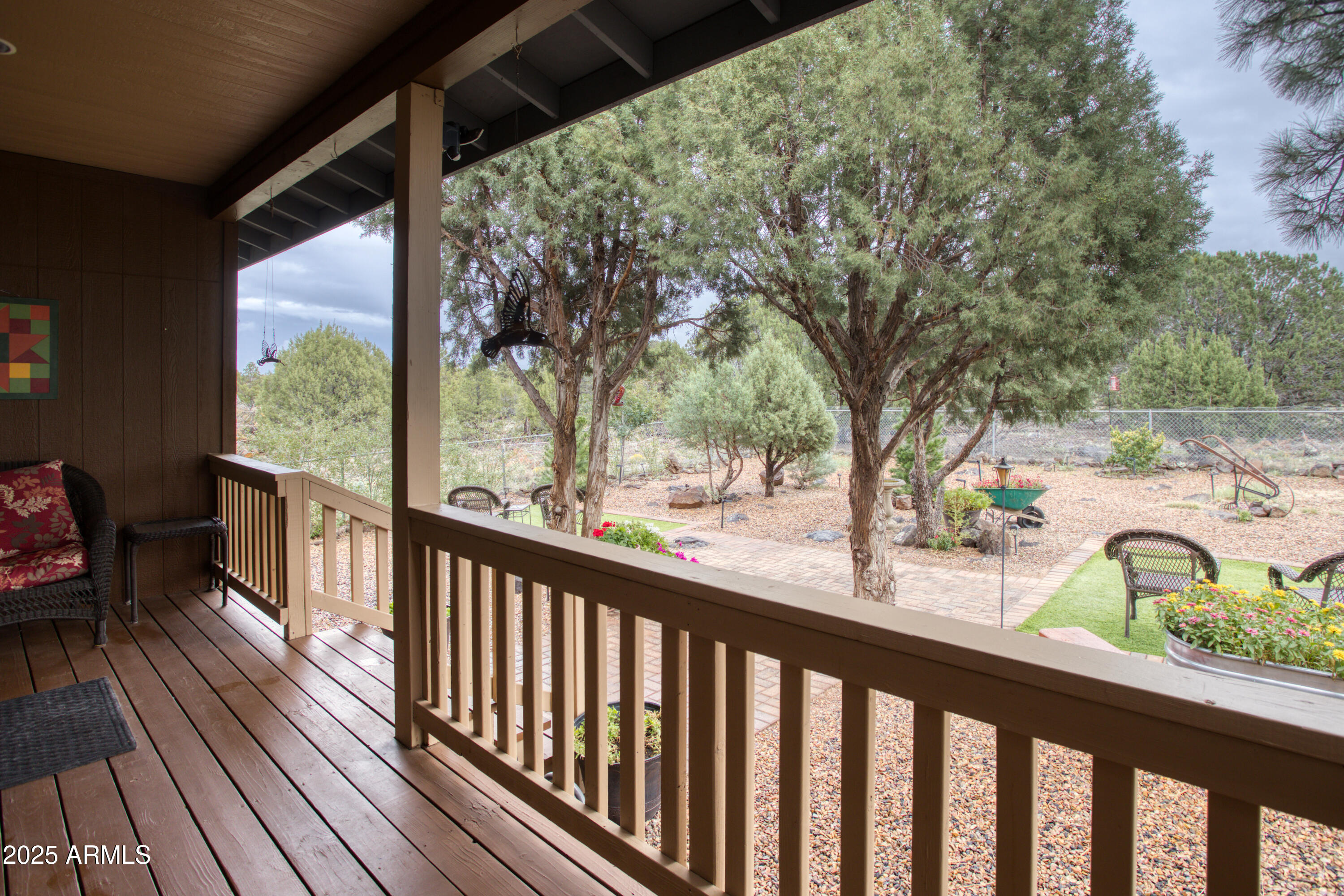 901 South Ridgeline Drive Show Low, AZ 85901 - Photo 13 of 31 a view of a two chair in the balcony