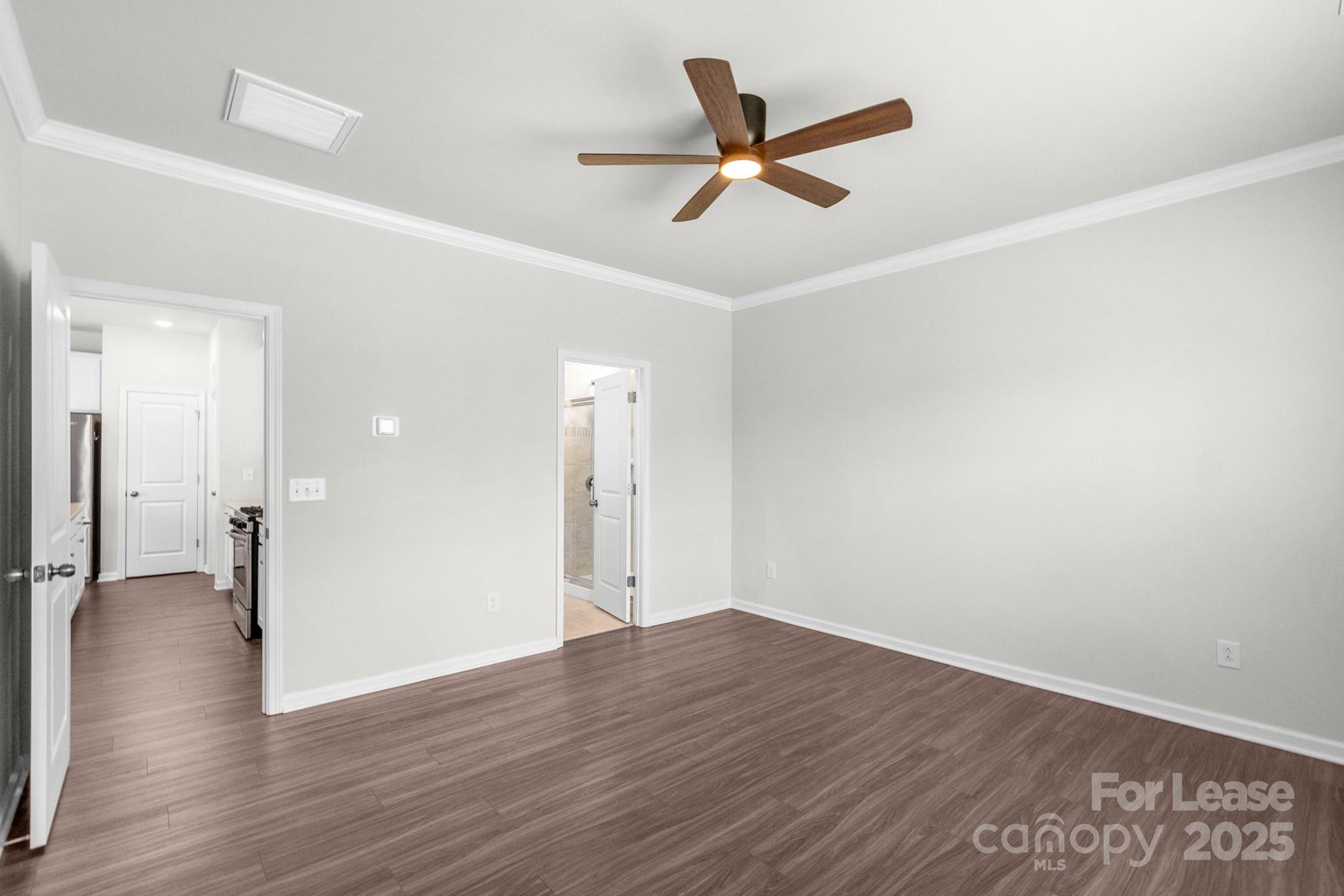 15520 Capps Road Charlotte, NC 28278 - Photo 25 of 48 a view of a room with wooden floor and white walls