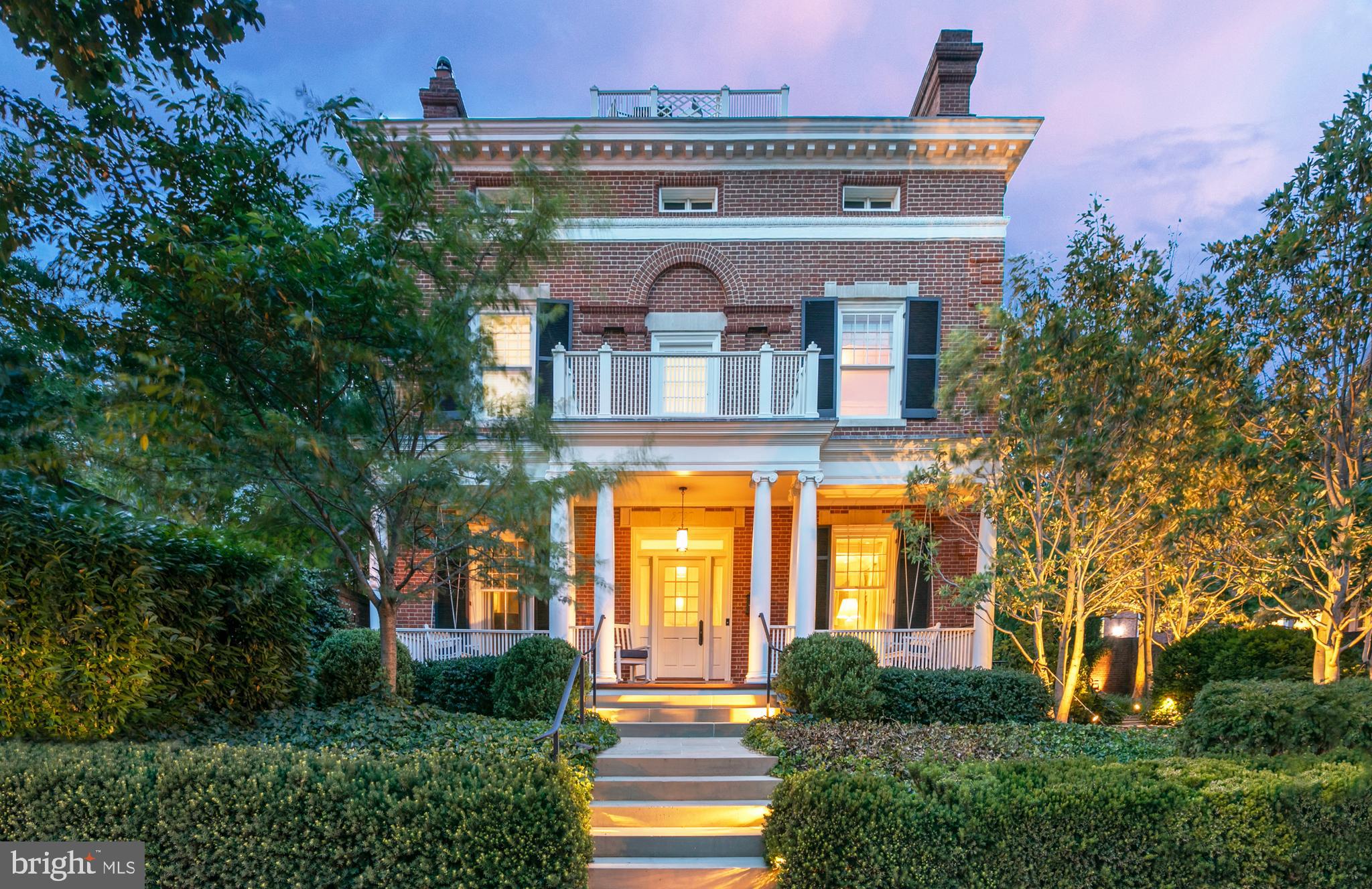 2727 Q Street Northwest Washington, DC 20007 - Photo 46 of 46 Dusk Facade