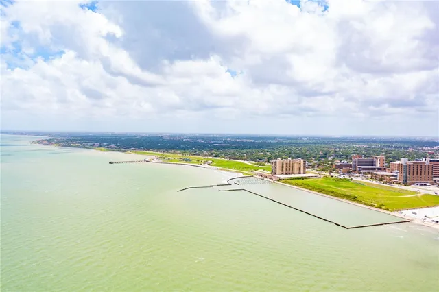 a view of an swimming pool and an outdoor space