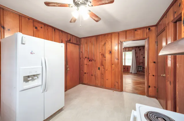 a view of a livingroom with a chandelier