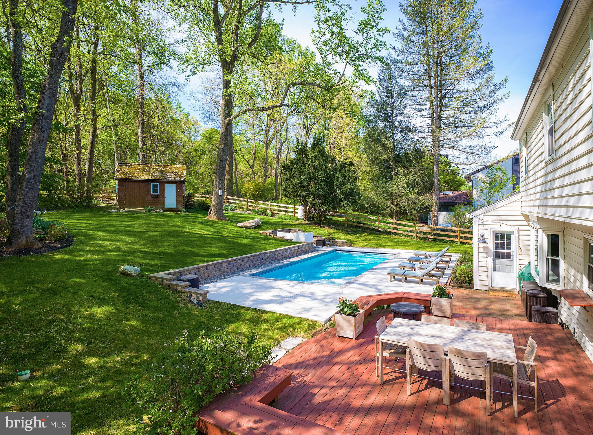 1728 Valley Greene Road Paoli, PA 19301 - Photo 24 of 27 Deck & Pool