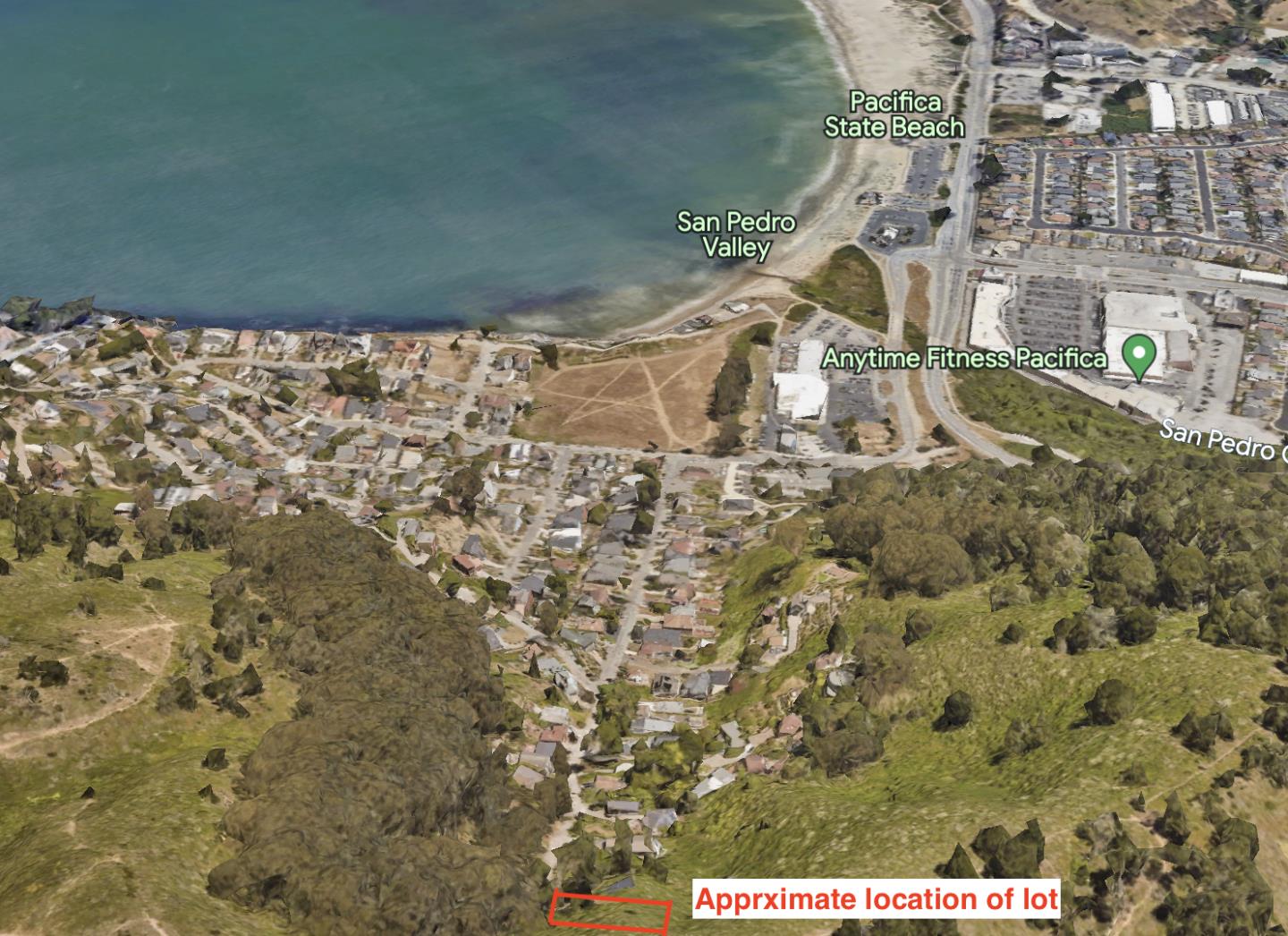 0 Grand Avenue Pacifica, CA 94044 - Photo 4 of 6 a bird view of a house