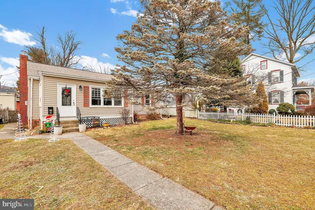 a view of a house with a patio