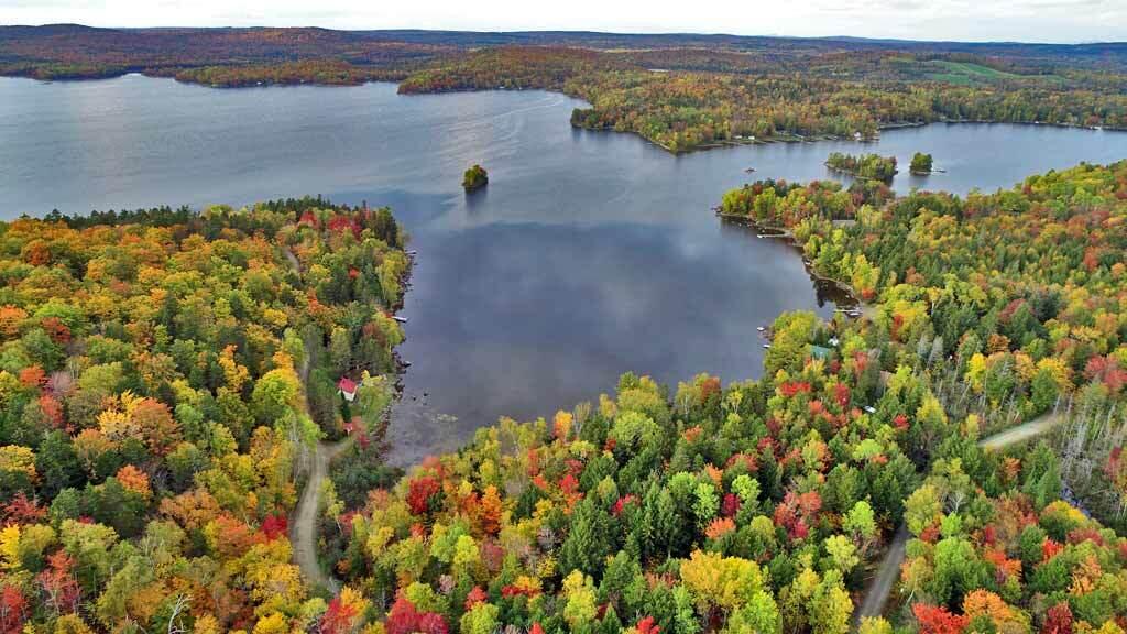 Lot 12 Winter Road Linneus, ME 04730 - Photo 33 of 38 maine-land-by-lake-drone