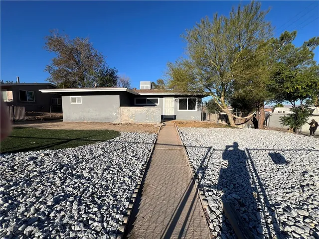 a view of a terrace with a bench