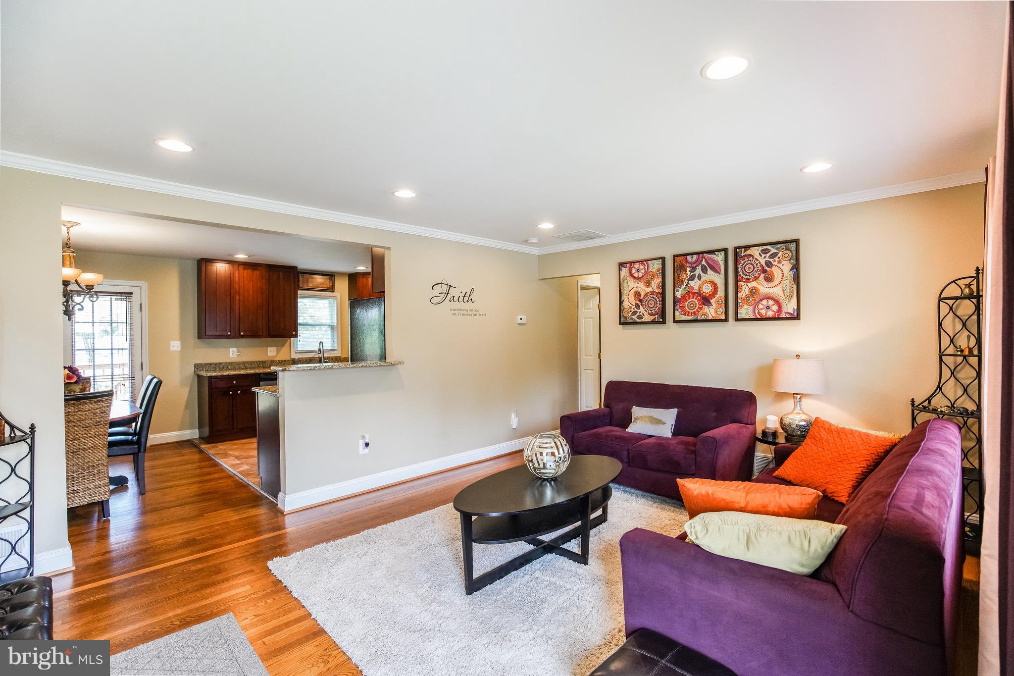 6918 Elbrook Road Hyattsville, MD 20784 - Photo 30 of 30 View of open floorplan from front door entrance!