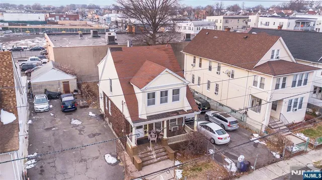 a aerial view of a house