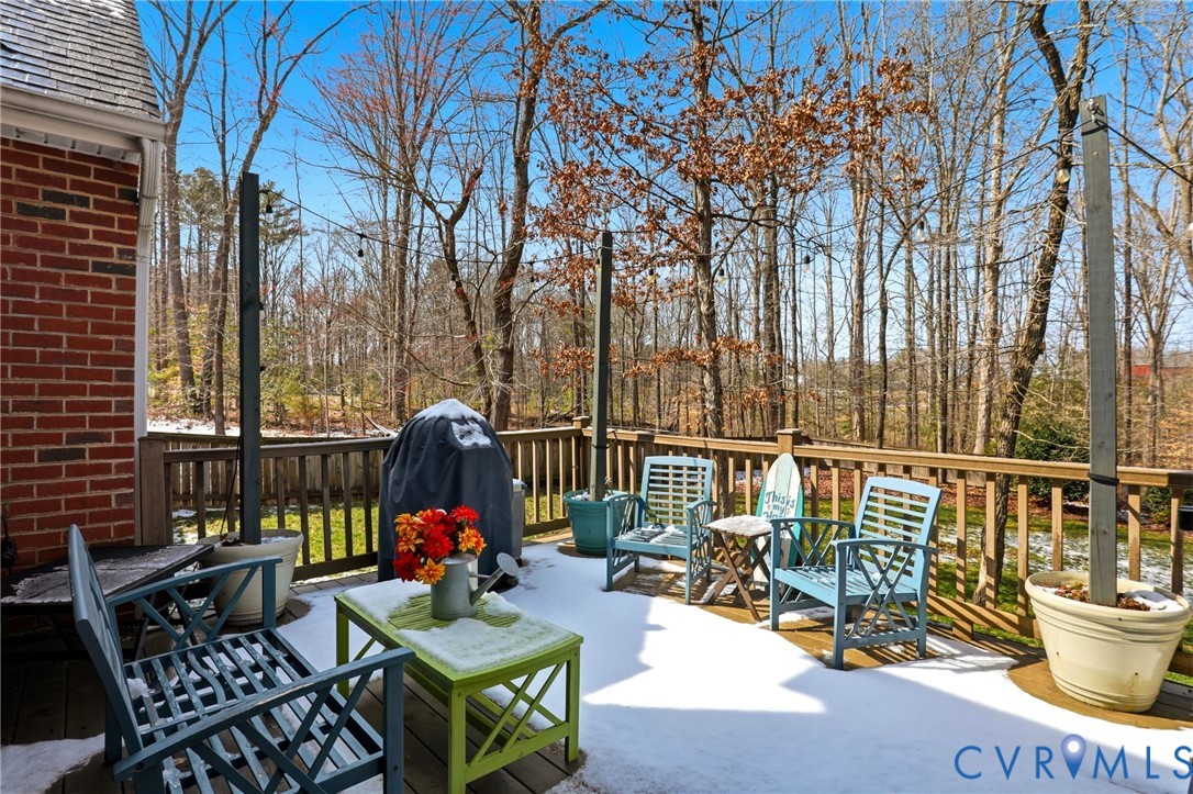 1738 Page Road Powhatan, VA 23139 - Photo 38 of 57 Peace and privacy in the outdoor living space.