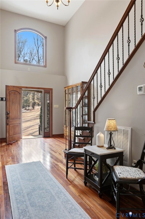 1738 Page Road Powhatan, VA 23139 - Photo 4 of 57 Light-filled 2-story foyer.
