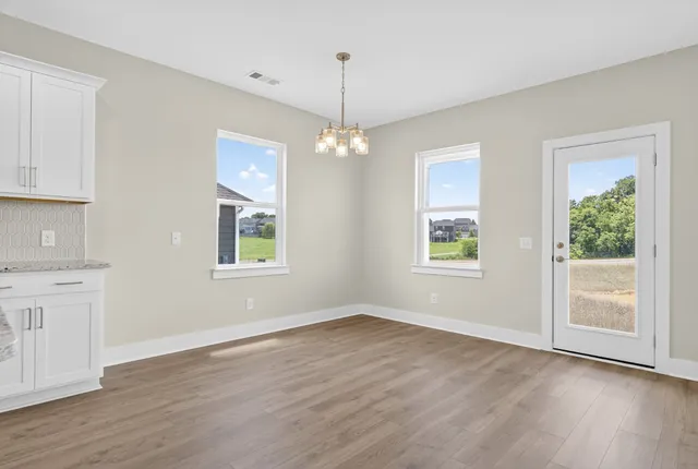 a view of an empty room