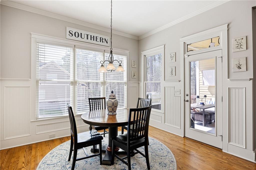 237 Highcrest Drive Acworth, GA 30101 - Photo 23 of 57 a view of a dining room with furniture and window
