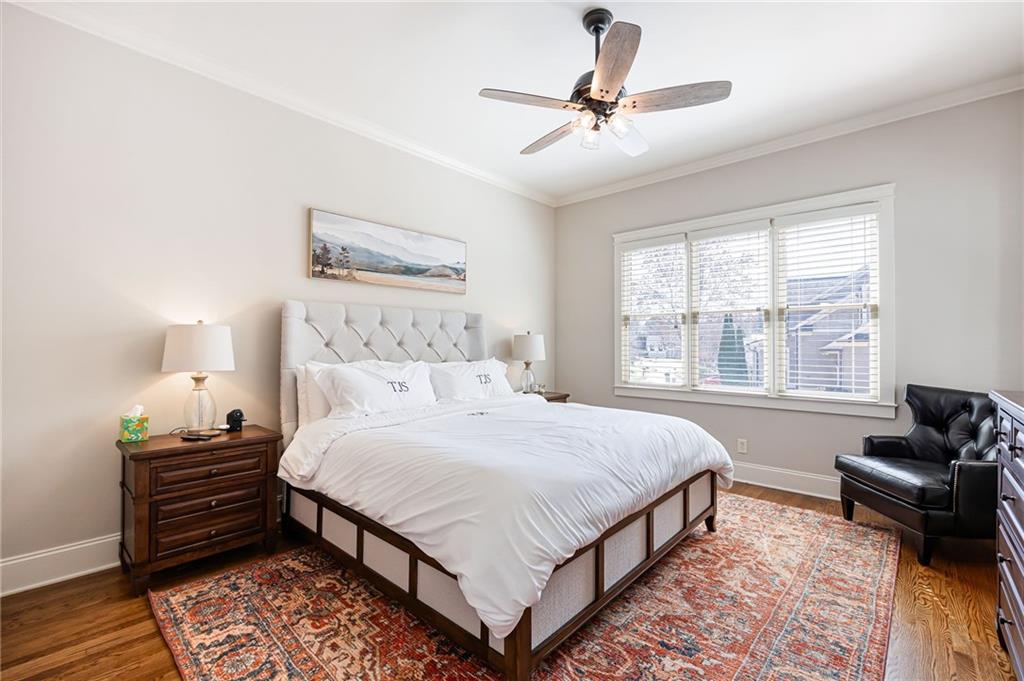 237 Highcrest Drive Acworth, GA 30101 - Photo 33 of 57 a bedroom with a bed two couch and a window