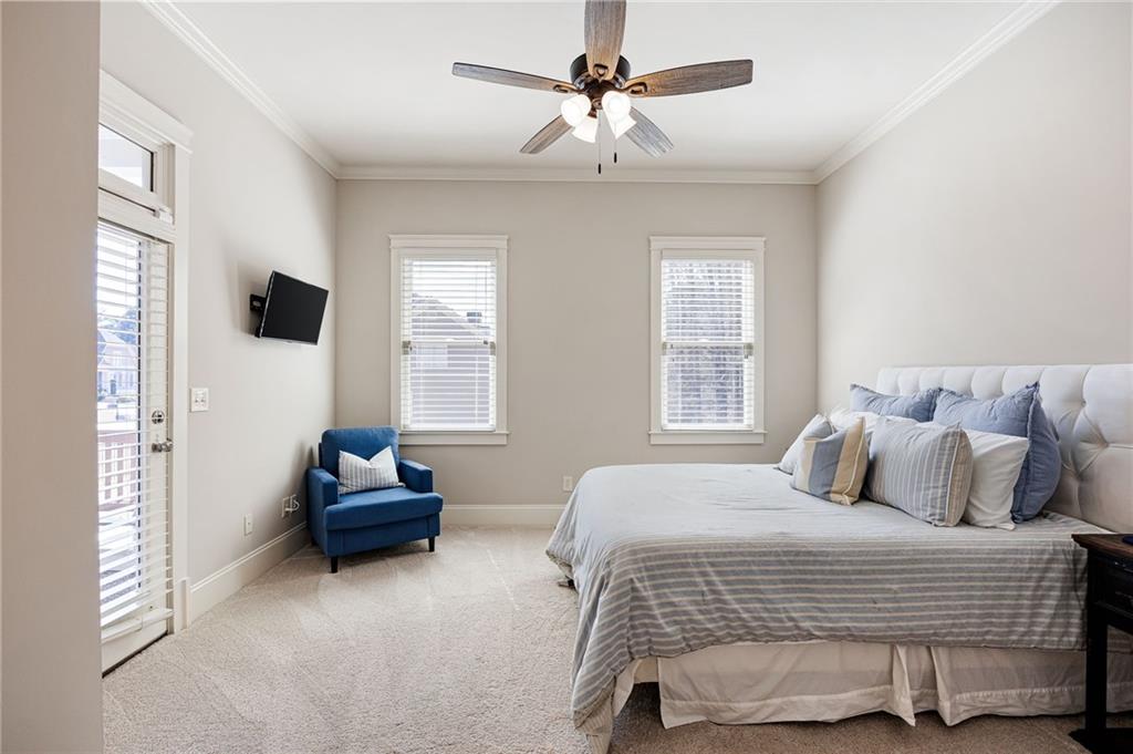 237 Highcrest Drive Acworth, GA 30101 - Photo 36 of 57 a bedroom with a bed couch and window