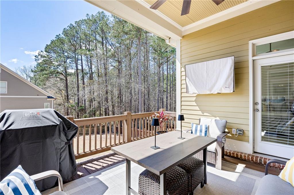 237 Highcrest Drive Acworth, GA 30101 - Photo 45 of 57 a view of a balcony dining area