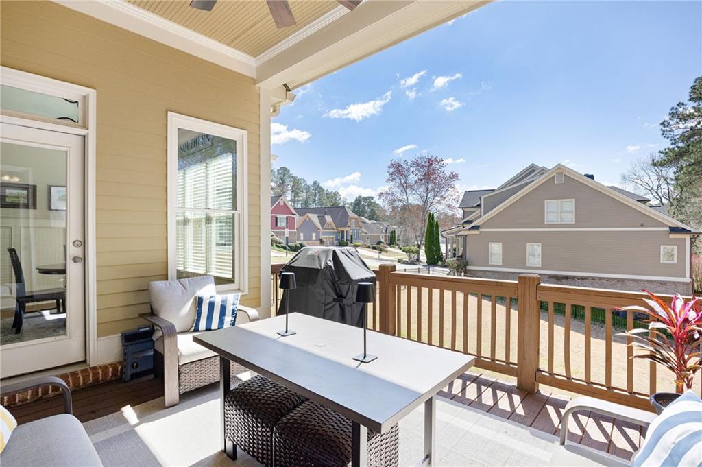 237 Highcrest Drive Acworth, GA 30101 - Photo 46 of 57 a view of a dining room with furniture window and wooden floor