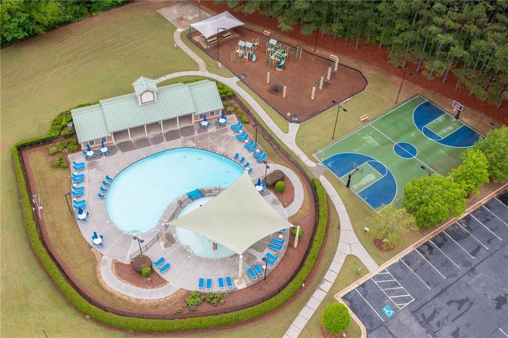 237 Highcrest Drive Acworth, GA 30101 - Photo 53 of 57 an aerial view of a swimming pool
