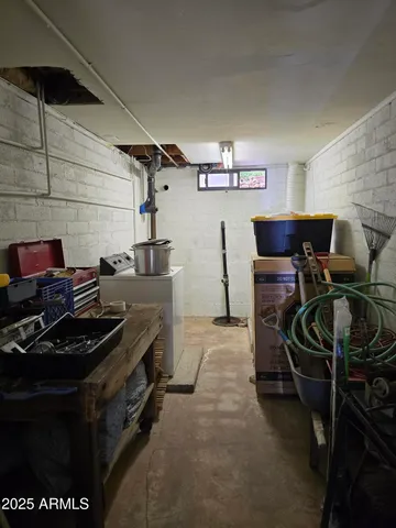 a kitchen with a stove and a microwave