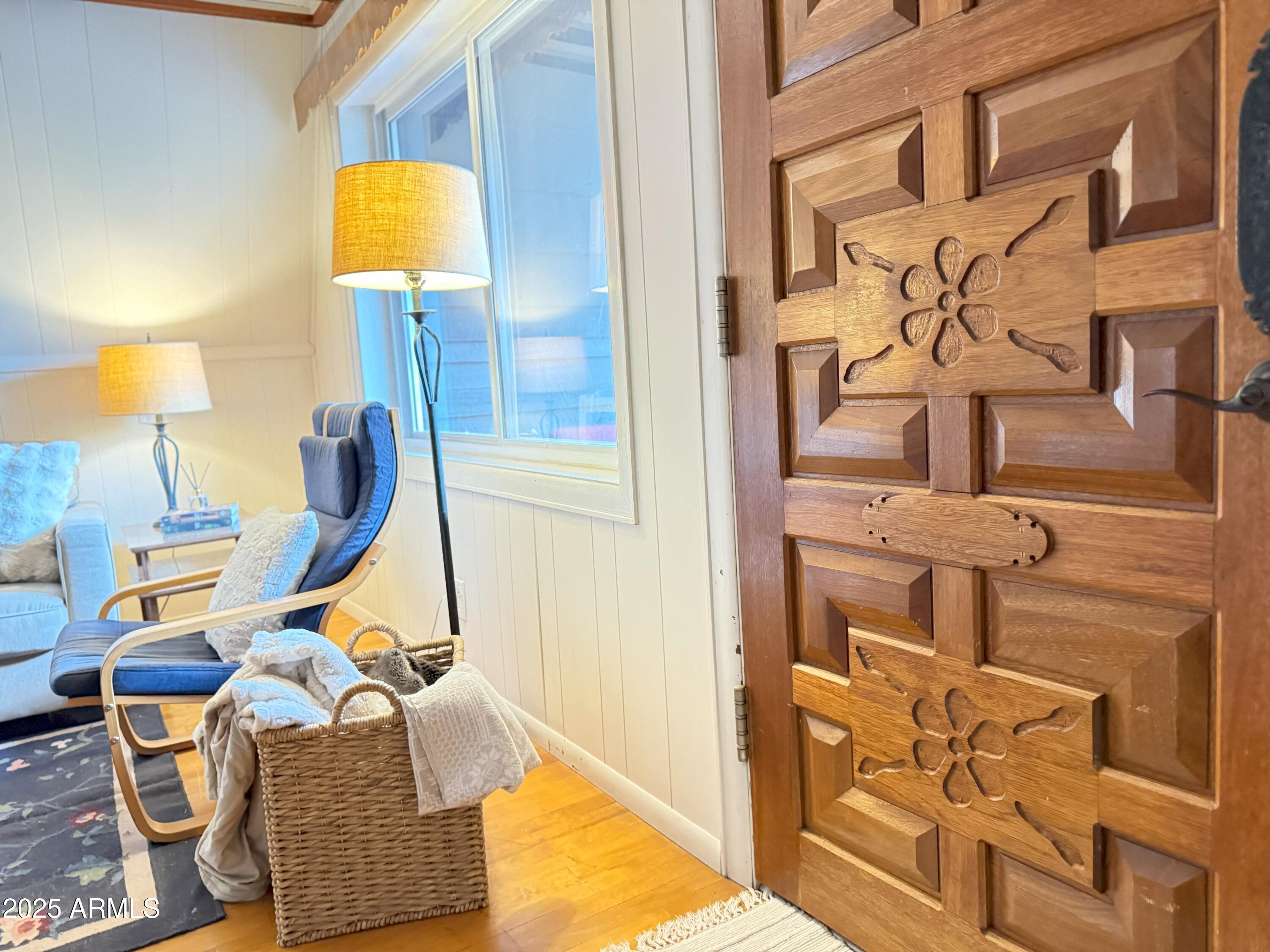 3868 Bloody Basin Road Pine, AZ 85544 - Photo 4 of 17 a living room with furniture and a lamp