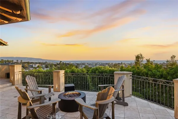 a view of a chair and table on the terrace